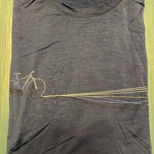 ICEBREAKER TECH LITE - Bicylcle Graphic - Light Blue